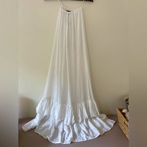 COPY - Pea in the pod white maternity dress